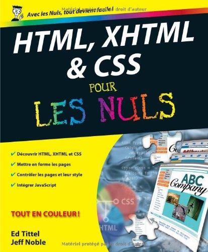 HTML, XHTML & CSS pour les nuls