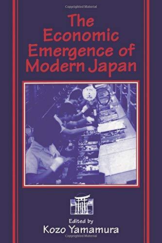 The Economic Emergence of Modern Japan