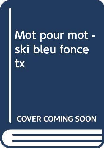 Mot pour mot - ski bleu fonce tx