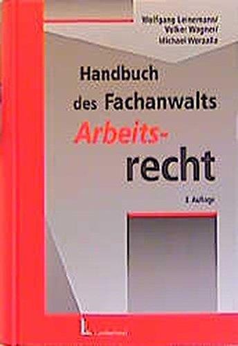 Handbuch des Fachanwalts, Arbeitsrecht