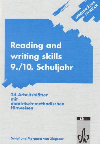 Arbeitsblätter Englisch: Reading and writing skills 9./10. Schuljahr