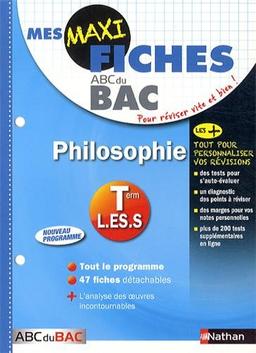 Philosophie, terminale L, ES, S