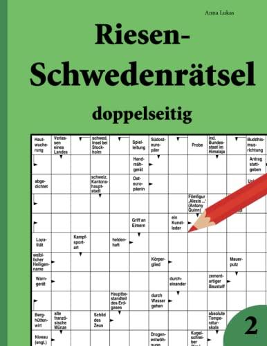 Riesen-Schwedenrätsel doppelseitig 2