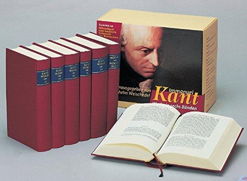 Werke in sechs Bänden / Wörterbuch zum leichteren Gebrauch der Kantischen Schriften: Bd. 1: Vorkritische Schriften bis 1768. Bd. 2: Kritik der reinen ... Gebrauch der Kantischen Schriften: 7 Bände