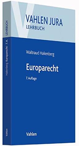 Europarecht (Vahlen Jura/Lehrbuch)