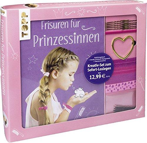 Kreativ-Set Frisuren für Prinzessinnen: Buch mit 12 Frisurenanleitungen und vielen süßen Haaraccessoires (Buch plus Material)