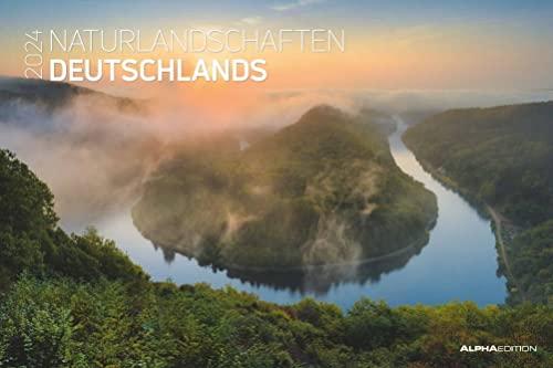 Naturlandschaften Deutschlands 2024 - Bildkalender 49,5x33 cm - die schönsten Landschaftsbilder Deutschlands - Wandkalender - Wandplaner