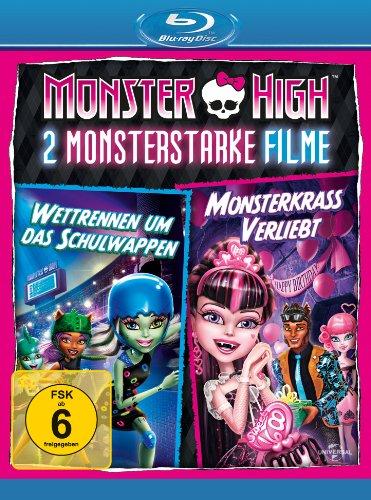 Monster High - 2 monsterstarke Filme (Wettrennen um das Schulwappen / Monsterkrass verliebt) [Blu-ray]