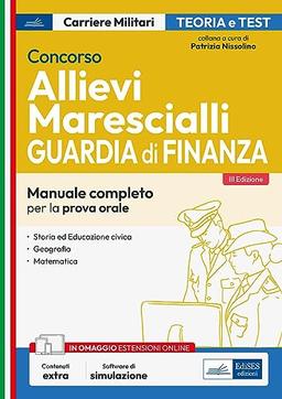 Concorso allievi marescialli. Guardia di finanza. Prova orale (Carriere militari)