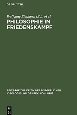 Philosophie im Friedenskampf