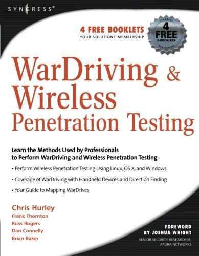 WarDriving and Wireless Penetration Testing