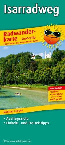 Radwanderkarte Isarradweg: Mit Ausflugszielen, Einkehr- & Freizeittipps, wetterfest, reissfest, abwischbar, GPS-genau. 1:50000: Mit Ausflugszielen, ... reissfest, abwischbar, GPS-genau, recycelbar
