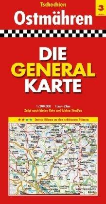 Die Generalkarte Tschechien 3, Ostmähren 1:200 000