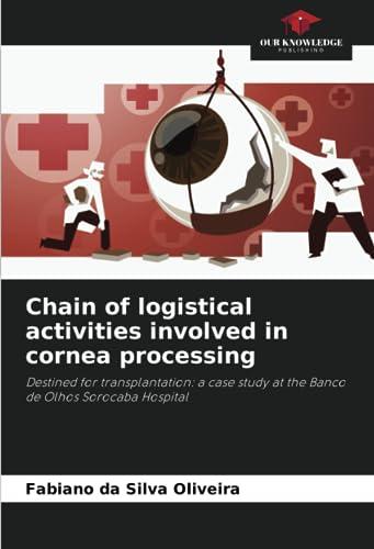 Chain of logistical activities involved in cornea processing: Destined for transplantation: a case study at the Banco de Olhos Sorocaba Hospital