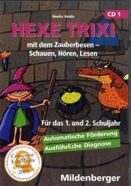 Hexe Trixi mit dem Zauberbesen CD-ROM für Windows 95/98/2000/Me/XP. Schauen, Hören, Lesen. 1. und 2. Schuljahr (Lernmaterialien), Basicversion Einzellizenz