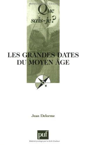 Les grandes dates du Moyen Age