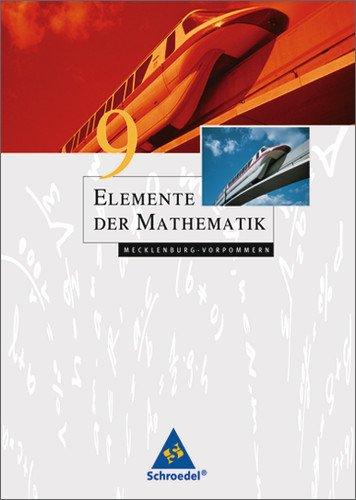 Elemente der Mathematik SI - Ausgabe 2008 für Mecklenburg-Vorpommern: Schülerband 9: Sekundarstufe 1. Ausgabe 2008