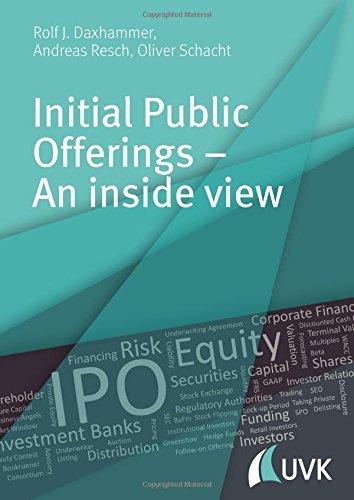 Initial Public Offerings - An inside view