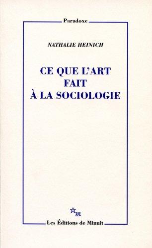 Ce que l'art fait à la sociologie