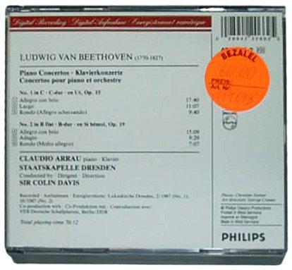 Beethoven: Piano Concertos 1 & 2