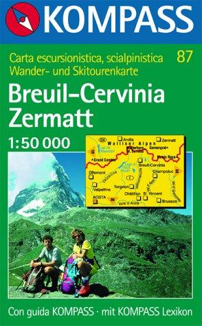 Breuil, Cervina, Zermatt. 1/50 000