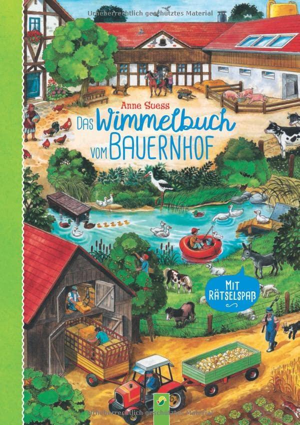 Das Wimmelbuch vom Bauernhof: Mit Rätselspaß für Kinder ab 3 Jahren (Wimmelbücher)