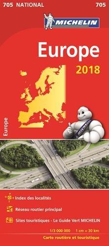 Carte Europe Michelin 2018