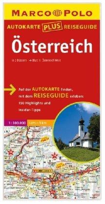 Marco Polo Autokarte plus Reiseguide Österreich 1:300 000