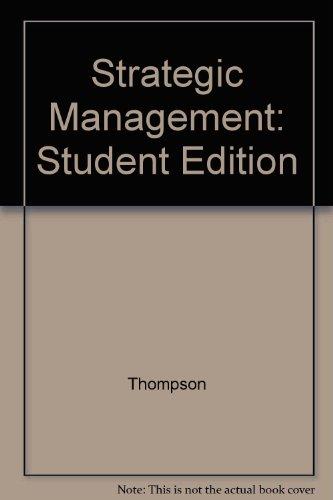 Strategic Management: Concepts and Cases