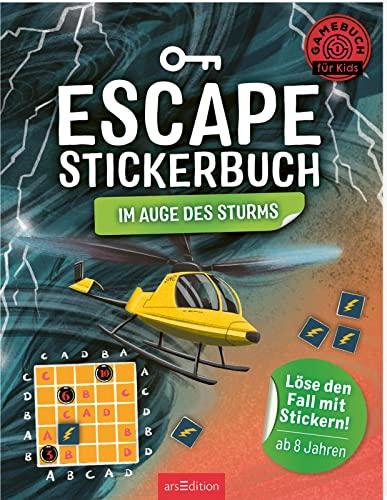 Escape-Stickerbuch – Im Auge des Sturms: Löse den Fall mit Stickern! | Ein Escape-Heft mit Stickern für Kinder ab 8 Jahren