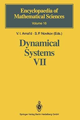 Dynamical Systems Vii: Integrable Systems Nonholonomic Dynamical Systems (Encyclopaedia Of Mathematical Sciences) (Encyclopaedia of Mathematical Sciences, 16, Band 16)