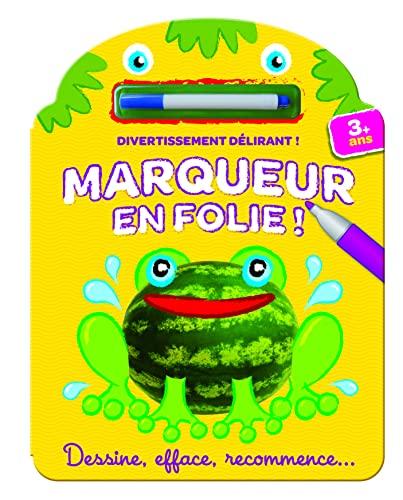 Marqueur en folie ! : grenouille : dessine, efface, recommence...