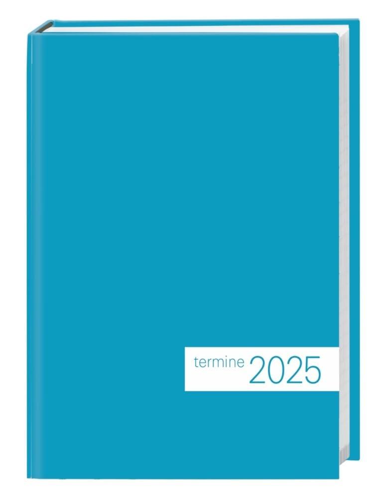 Kalenderbuch Petrol 2025: times&more Kalenderbuch 2025. Bunter Buch-Kalender mit flexiblem Umschlag. Handlicher Wochenplaner. Taschenkalender 2025 zum Planen von Terminen. (Bürokalender Heye)