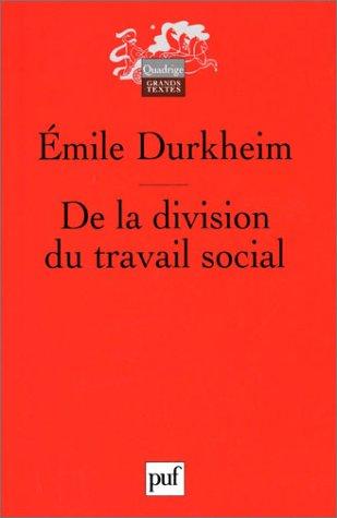 De la division du travail social