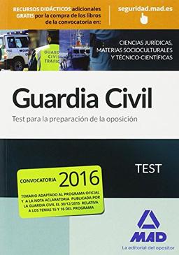 Guardia Civil. Test para la Preparación de Oposición