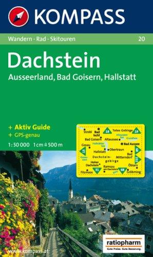 Dachstein, Ausserland, Bad Goisern, Hallstatt: Wander-, Bike- und Skitourenkarte. GPS-genau. 1:50.000