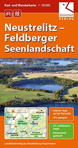 Rad- und Wanderkarte Neustrelitz - Feldberger Seenlandschaft: Maßstab 1:50.000, GPS-geeignet, Erlebnis-Tipps auf der Rückseite