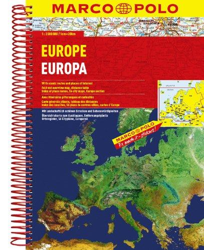 MARCO POLO Reiseatlas Europa 1:2 Mio.