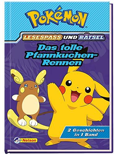 Pokémon: Das tolle Pfannkuchen-Rennen - 2 Geschichten in 1 Buch: Lesespaß und Rätsel