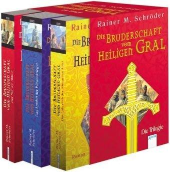 Die Bruderschaft vom Heiligen Gral. Band 1-3: Die Trilogie: Das Labyrinth der schwarzen Abtei - Der Fall von Akkon - Das Amulett der Wüstenkrieger