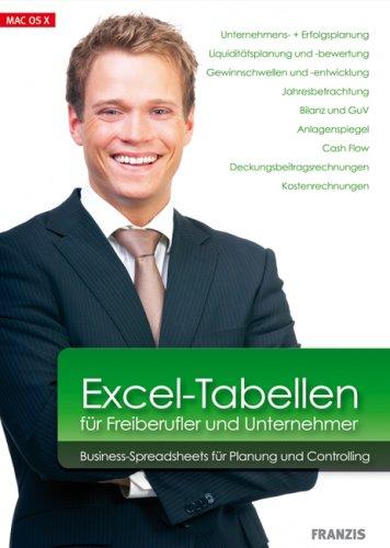 Excel-Tabellen f. Freiberufler u. Unternehmer (MAC)