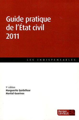 Guide pratique de l'état civil 2011