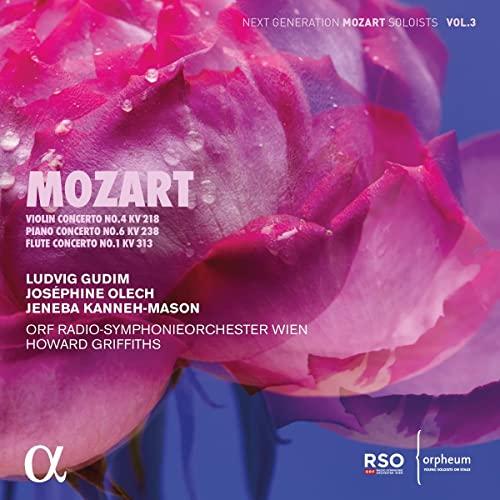 Mozart: Violinkonzert KV 218, Klavierkonzert KV 238, Flötenkonzert KV 313