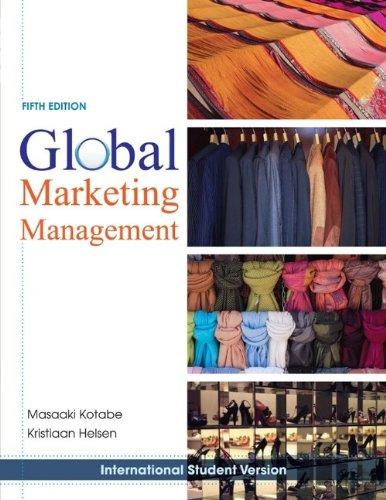 Global Marketing Management: International Student Version