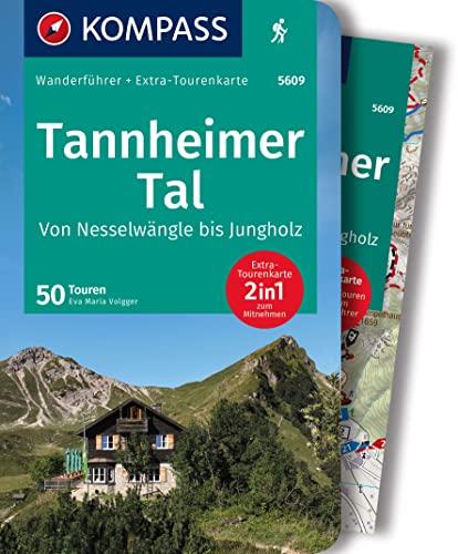 KOMPASS Wanderführer Tannheimer Tal von Nesselwängle bis Jungholz, 50 Touren: mit Extra-Tourenkarte, GPX-Daten zum Download