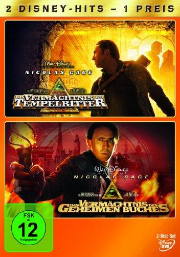 Das Vermächtnis der Tempelritter / Das Vermächtnis des geheimen Buches [2 DVDs]