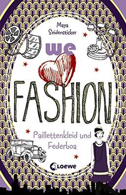 we love fashion - Paillettenkleid und Federboa