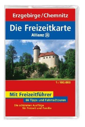 Die Allianz Freizeitkarte Erzgebirge, Chemnitz 1:100 000