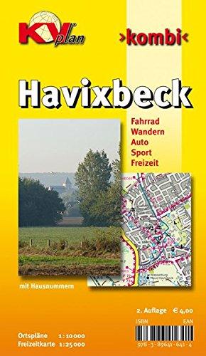 Havixbeck: 1:10.000 Ortspläne mit Freizeitkarte 1:25.000 inkl. Radrouten und Wanderwegen der Baumbergeregion (KVplan Münsterland-Region)