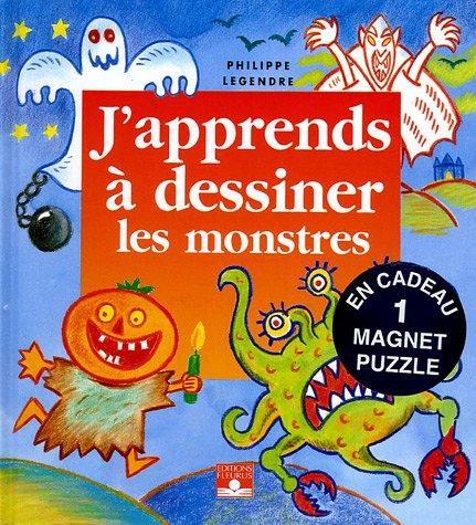 J'apprends à dessiner les monstres : Avec un magnet puzzle